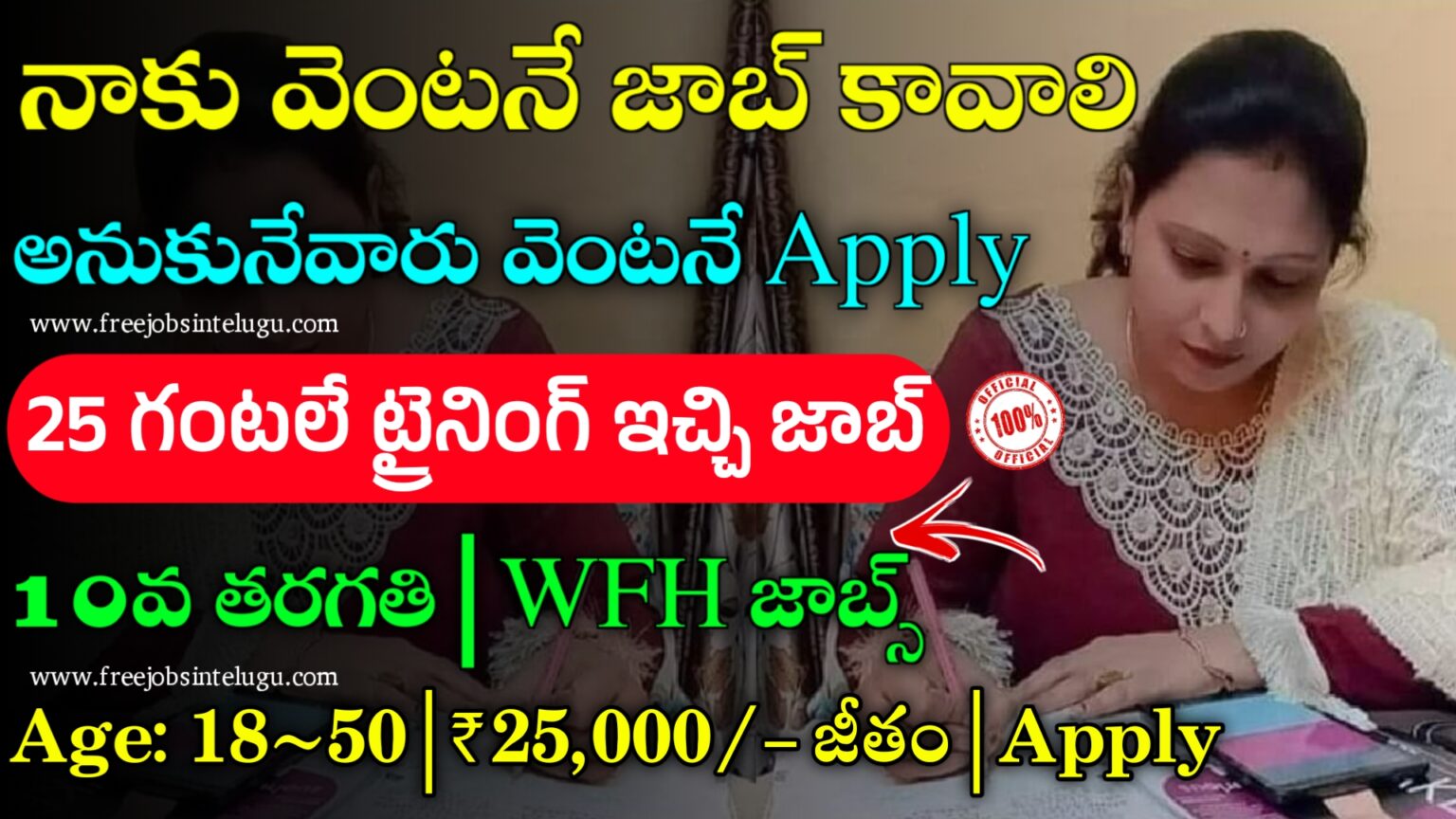 SBI 25 గంటలు ట్రైనింగ్ ఇచ్చి WFH జాబ్ ఇస్తారు SBI Work From Home Jobs